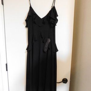 BCBG NWT Black Lissa Black Maxi dress GEORGEOUS XXS sz 4/5